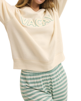 Vacay Sweatshirt in Vanilla Ice