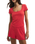 Flower Market Rib T-Shirt in Crimson Crush