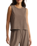 Sloane Tank Top in Perfectly Taupe