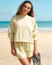 Sun Tempo Fleece Sweatshirt in Wasabi
