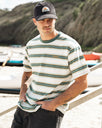 Everyday Strip T-Shirt in Vintage Green